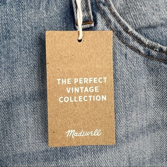 MADEWELL The Petite Perfect Vintage Jean in Fitzgerald Wash, Size 35P, NWT! - Picture 8 of 14